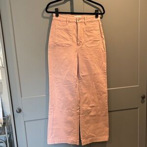 Rolla’s High-Rise Wide Leg Pink Jeans